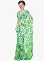 Shonaya Green Printed Saree