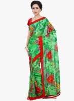 Shonaya Green Printed Saree