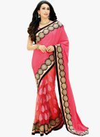 Shonaya Pink Embellished Saree