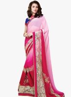 Shonaya Pink Embellished Saree