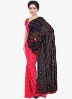 Shonaya Pink Printed Saree