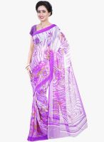 Shonaya Purple Printed Saree