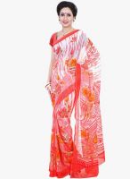 Shonaya Red Printed Saree