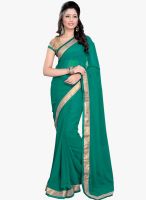 Sourbh Sarees Green Embroidered Saree