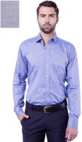 Tag & Trend Men's Solid Formal Blue Shirt