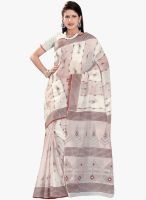 Triveni Sarees Beige Printed Saree