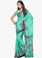 Triveni Sarees Green Printed Saree