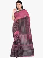 Triveni Sarees Wine Printed Saree