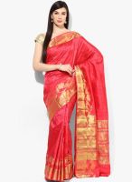 Urban Vastra Pink Embellished Saree