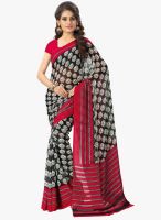 Vaamsi Black Printed Saree