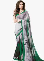 Vaamsi Grey Printed Saree