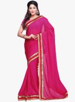 Vishal Magenta Embellished Saree