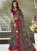 Vishal Multicoloured Color Printed Saree