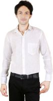 Zrestha Men's Solid Formal White Shirt