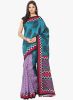 FOSTELO_Blue_Printed_Saree.jpg