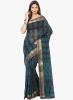 FOSTELO_Blue_Printed_Saree_1.jpg