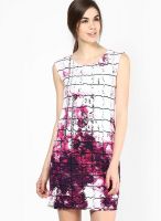 AND Multicoloured Printed Shift Dress