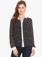 Ama Bella Black Printed Shirt