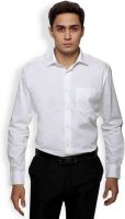 Blackberrys Men's Solid Casual White Shirt