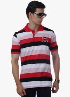 Cotton County Premium Multicoloured Striped Polo T-Shirts