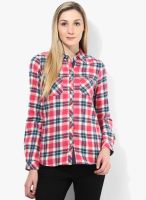 Elle Pink Checked Shirt