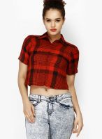 Faballey Red Checked Shirt