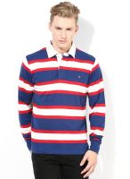 Gant Blue Striped Polo T-Shirt