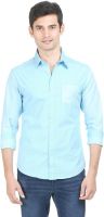 Global Nomad Men's Solid Casual Light Blue Shirt