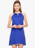 ITI Blue Solid Dress