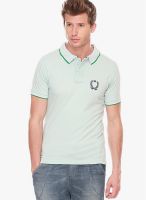 Jogur Light Blue Solid Polo T-Shirts