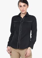 Kaaryah Black Solid Shirt