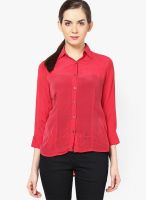 Kaaryah Red High Low Shirt