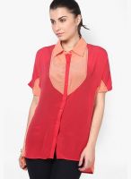 Kaaryah Red Solid Shirt