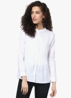 L'Elegantae Cream Solid Shirt