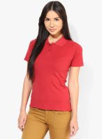 NOI Red Solid Shirt