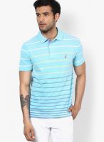 Nautica Aqua Blue Polo T-Shirt