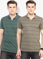 Newport Pack Of 2 Multicoloured Polo T-Shirt