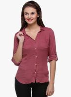 Purys Pink Solid Shirt