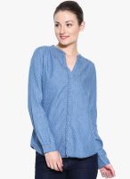 SbuyS Blue Printed Shirt