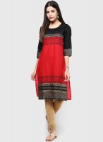 Shree Red Printed Kurta