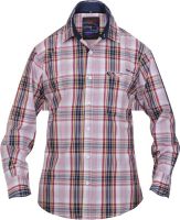 Stoke Men's Checkered Casual Purple Shirt