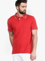 Tom Tailor Red Polo T-Shirt