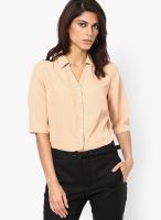 Tops And Tunics Cream Solids Shirt