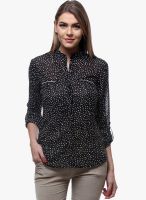 Varanga Black Printed Shirt