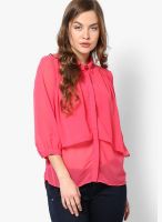 Vero Moda Pink 3/4 Sleeves Shirt