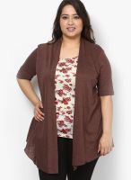 Alto Moda By Pantaloons Brown Top