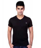Bridge Black Cotton T-Shirt