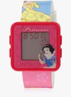 Disney Princess Pssq797-01B Pink/Grey Digital Watch
