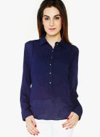 Globus Blue Solid Shirt