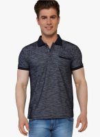 Globus Grey Solid Polo T-Shirts